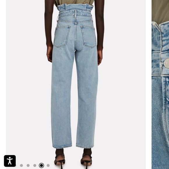 Lettuce Waist Wide-Leg Jeans - Picture 2 of 5